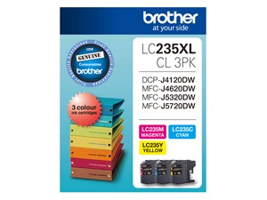 Brother Lc235xl Colour 3pk Ink