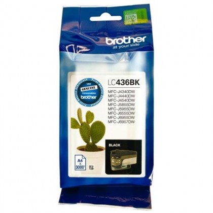 Brother Lc436xl Black Ink Oem