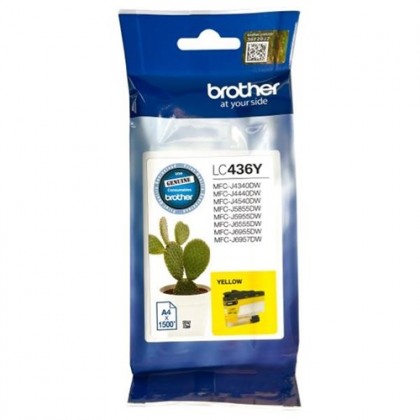Brother Lc436xl Yellow Ink Oem