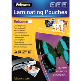 A4 100 Micron Laminating Pouches Matt Pk/100