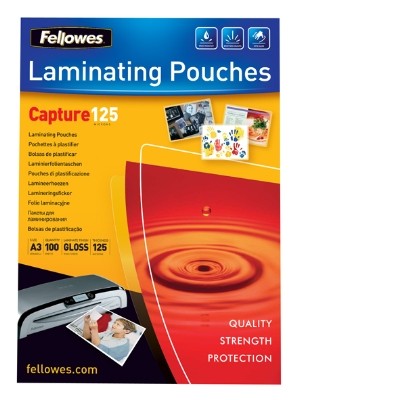 A3 125 Micron Laminating Pouches Bx/100