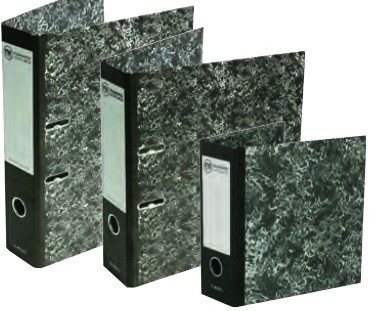 Lever Arch File Foolscap Mottled Black