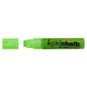 Texta Liquid Chalk Dry-wipe Jumbo Chisel 15mm Green
