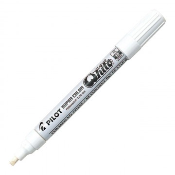 Pilot Super Colour Permanent Marker White