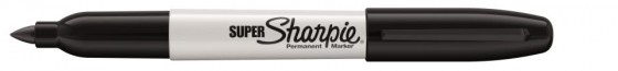 Sharpie Super Permanent Marker Bullet Tip 1.5mm Black