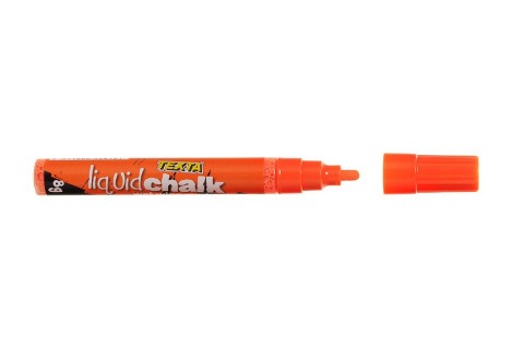 Texta Liquid Chalk Wet Wipe Marker Bullet 4.5mm Orange