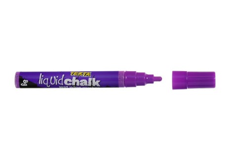 Texta Liquid Chalk Wet Wipe Marker Bullet 4.5mm Purple