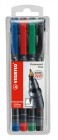 Stabilo 842p Fine Permanent Ohp Pen Pk/4
