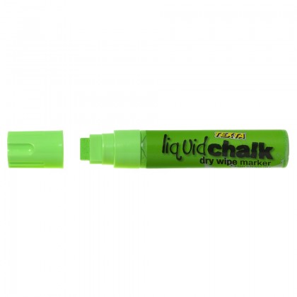 Texta Liquid Chalk Wet Wipe Marker Jumbo 15mm Green
