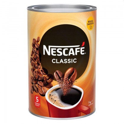 Nescafe Classic Granulated Coffee 1kg Tin