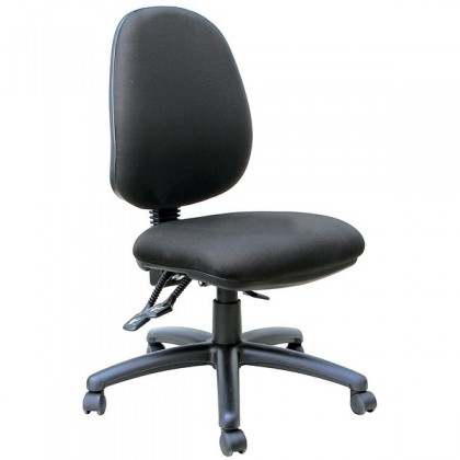 Office Chair Mondo Java 3 Lever High Back Ergonomic Black Unassembled