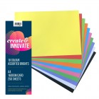 A4 Colour Paper Card 160gsm 10 Colours Pk/250