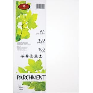 Parchment Paper A4 100gsm Nova White Pk/100