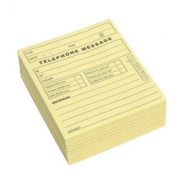 Telephone Message Pad 115 X 99