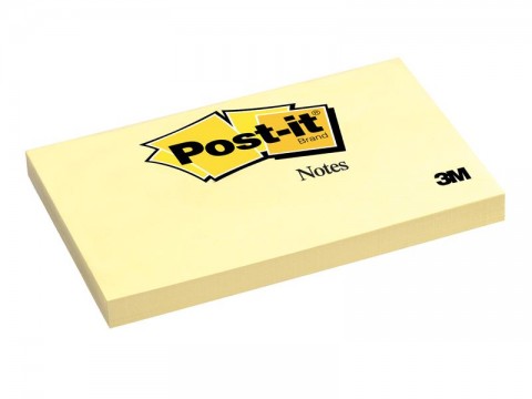 Stick-n Note Pads 127x76 Yellow Pad