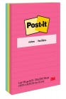 Post-it Lined Notes Self-adhesive 660-3an Poptimistic 101x152mm Pk/3