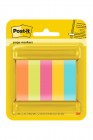 Post-it Page Markers 670-5asst 15 X 50mm Assorted Colours 100 Sheets/pad Pk/