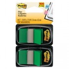 Post-it Flags Green  25x43mm 100 Flags