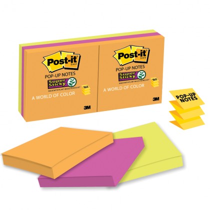 Pop-up Notes Super Sticky 76x76 Rio De Janeiro Pkt6