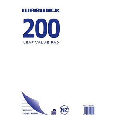 A4 Value Pad 7mm 200lf
