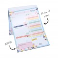 Planner Daily Floral A5 Portrait 148mm X 210mm 60 Sheet Pad