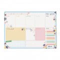 Planner Weekly Floral A4 Landscape 210mm X 295mm 60 Sheet Pad