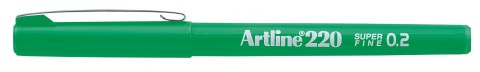 Artline 220 Fineliner Pen Super Fine 0.2mm Green