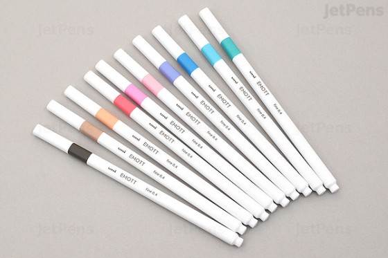 Uni Emott Everfine Fineliner Pen 0.4mm Black