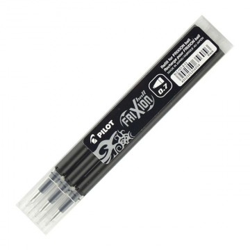 Pilot Frixion Erasable Refill 0.7mm Fine Black Pk/3
