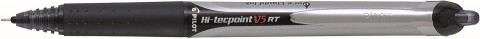 Pilot Hi-techpoint V5rt Rollerball Pen 0.5mm Super Fine Retractable Black