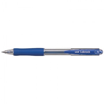 Uni Laknock 0.7 Fine B/p Pen Blue