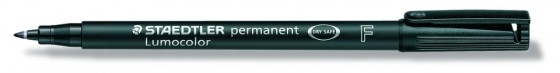 Staedtler Lumocolor Ohp 0.6mm Black Pen Permanent