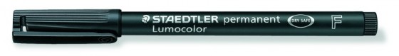 Staedtler Lumocolor Ohp 0.6mm Black Pen Permanent