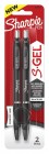 Sharpie S-gel Ink Pen 0.7mm Retractable Black 2/pk