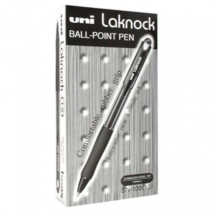 Uni Laknock 1.0 Sn-100(10) B/p Pen Black