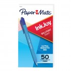 Papermate Inkjoy 1.0mm Medium 100rt Ballpoint Pen Blue Box/50