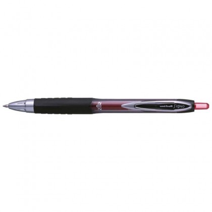 Uni-ball Signo 207 Umn-207 Retractable Gel Ink Pen 0.7mm Red