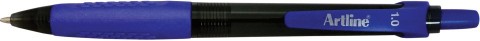 Artline Ikonic Grip Ballpoint Pen Retractable Medium 1.0mm Blue Box/12