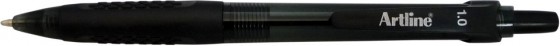 Artline Ikonic Grip Ballpoint Pen Retractable Medium 1.0mm Black Box/12