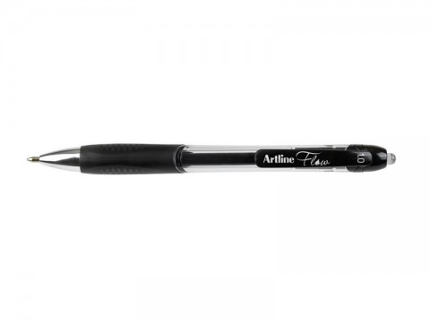 Artline Flow Gel Ink Pen Retractable Medium 1.0mm Black