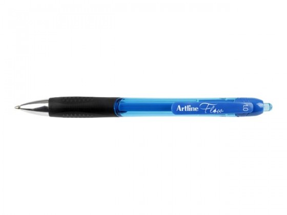 Artline Flow Gel Ink Pen Retractable Medium 1.0mm Blue