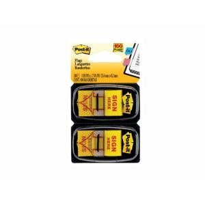 Post-it Flags Sign Here Pk/2 (100)