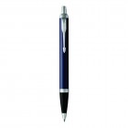 Parker Im Matte Blue Chrome Trim Ballpoint Pen