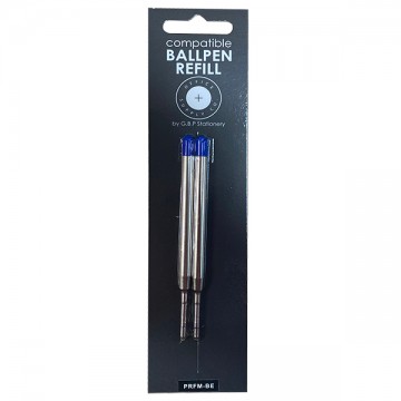 Gbp Ballpoint Pen Refill Parker Compatible Medium Blue Pk/2