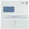 Envelopes Dle 114mm X 225mm White Window Prepaid Self-seal Bx/500