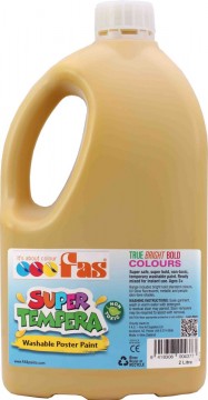 Fas Super Tempera Paint 2l Ochre
