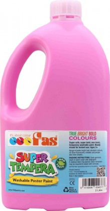 Fas Super Tempera Paint 2l Pink