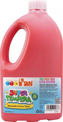 Fas Super Tempera Paint 2l Red