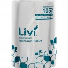 Livi 1052 Essentials Toilet Tissue 2ply 220sheets/roll Pk/6