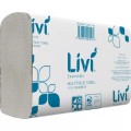 Livi 1402 Essentials Paper Towel 1 Ply Slimfold White 200sheets/pack Ctn/20